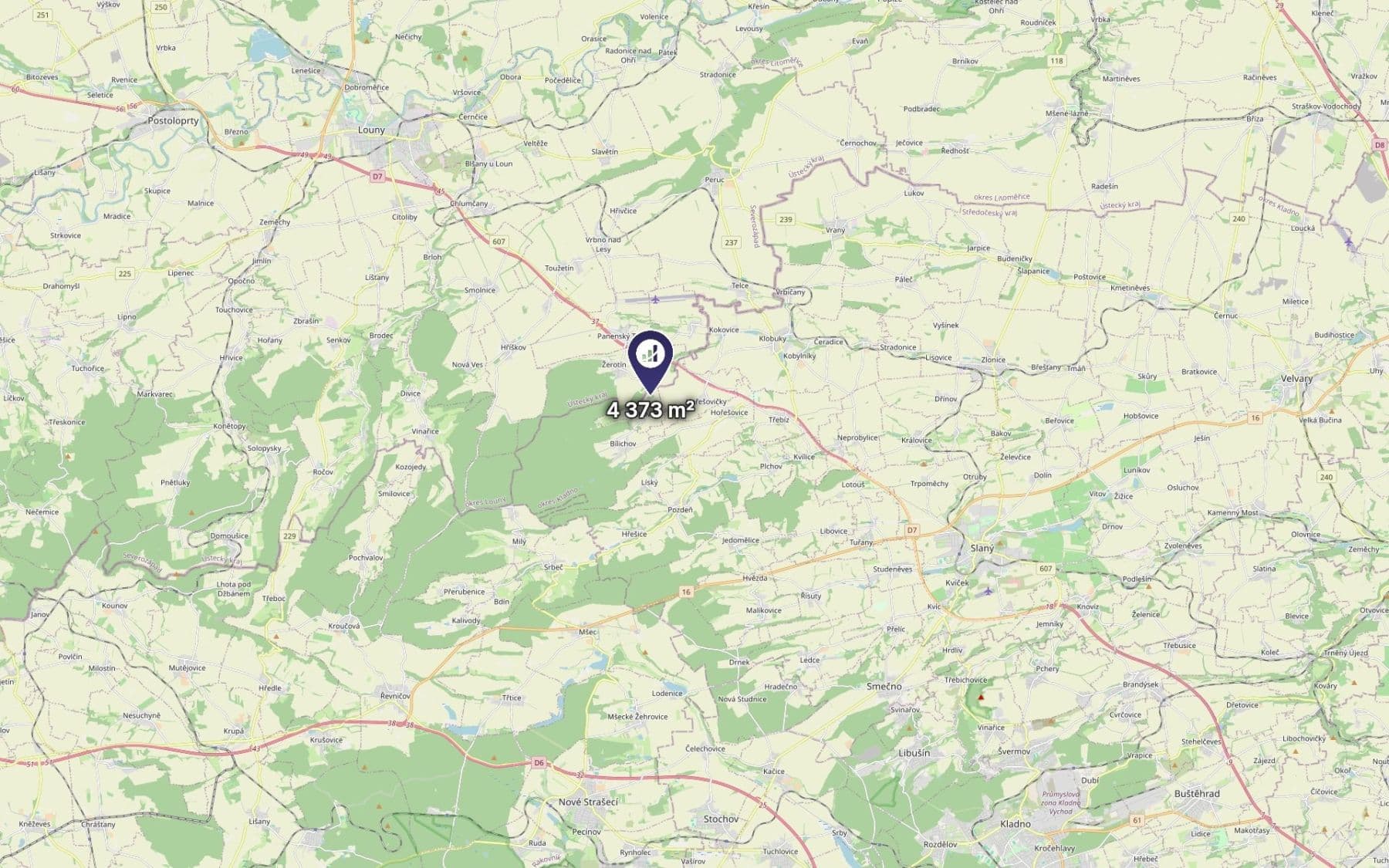 Predaj pozemku 4.373 m², Zichovec, Středočeský kraj Predaj pozemku 4.373 m², Zichovec, Středočeský kraj