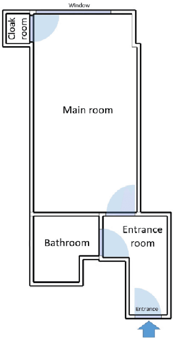 Prenájom bytu 1-izbový 27 m², Na Skalce, Praha, Praha Prenájom bytu 1-izbový 27 m², Na Skalce, Praha, Praha