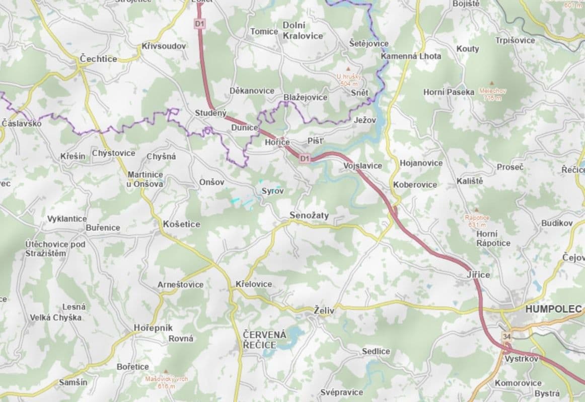 Predaj pozemku 34.076 m², Syrov, Kraj Vysočina Predaj pozemku 34.076 m², Syrov, Kraj Vysočina