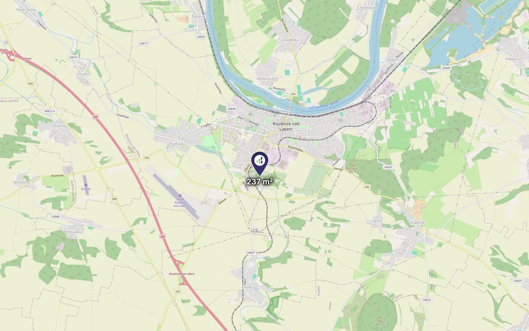 Predaj pozemku 237 m², Roudnice nad Labem, Ústecký kraj Predaj pozemku 237 m², Roudnice nad Labem, Ústecký kraj