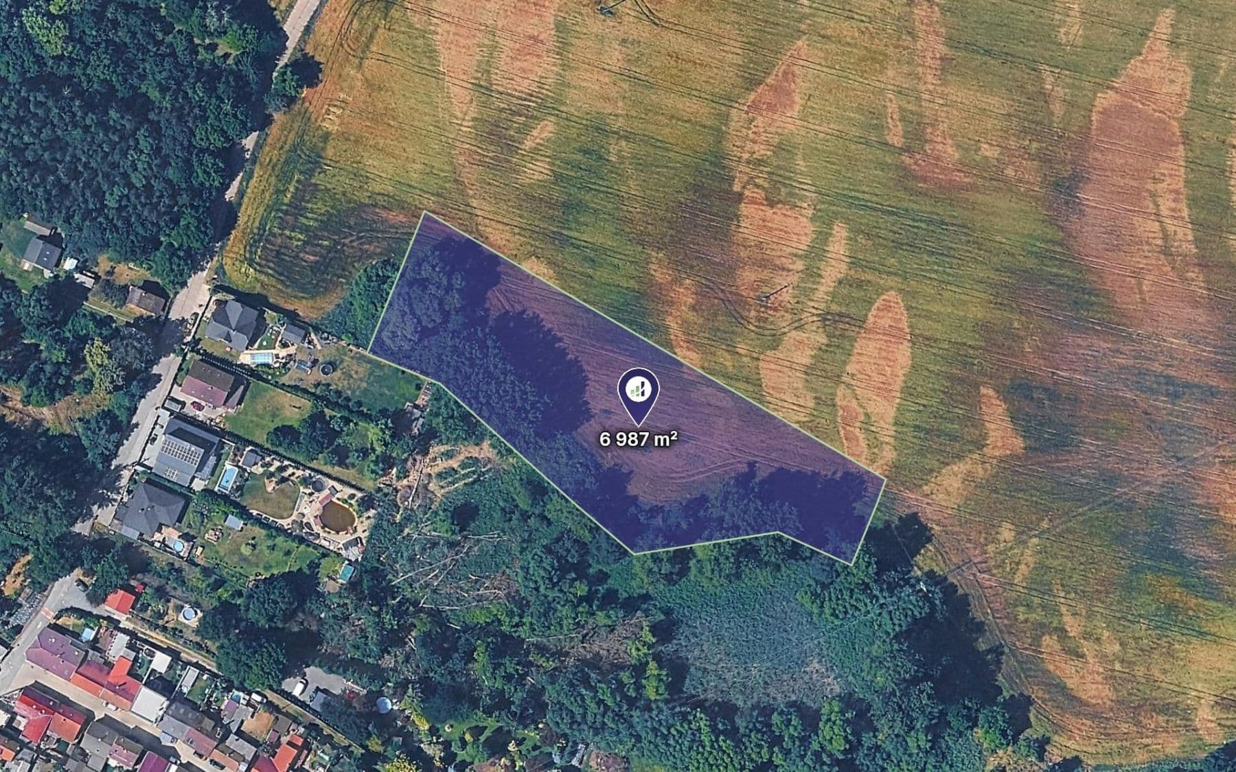 Predaj pozemku 2.620 m², Kostelec nad Labem, Středočeský kraj Predaj pozemku 2.620 m², Kostelec nad Labem, Středočeský kraj