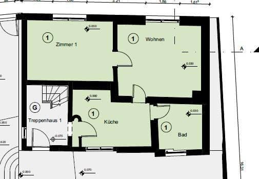 Prenájom bytu 2-izbový 51 m², Mühlgasse 1, Münzenberg, Hesensko Prenájom bytu 2-izbový 51 m², Mühlgasse 1, Münzenberg, Hesensko