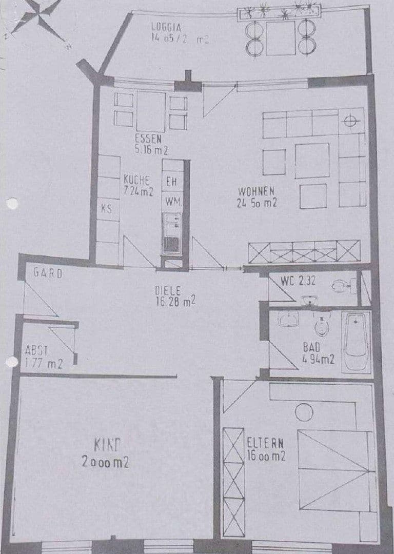 Prenájom bytu 3-izbový 104 m², Grünewaldstraße 38, Karlsruhe, Bádensko-Wurttembersko Prenájom bytu 3-izbový 104 m², Grünewaldstraße 38, Karlsruhe, Bádensko-Wurttembersko