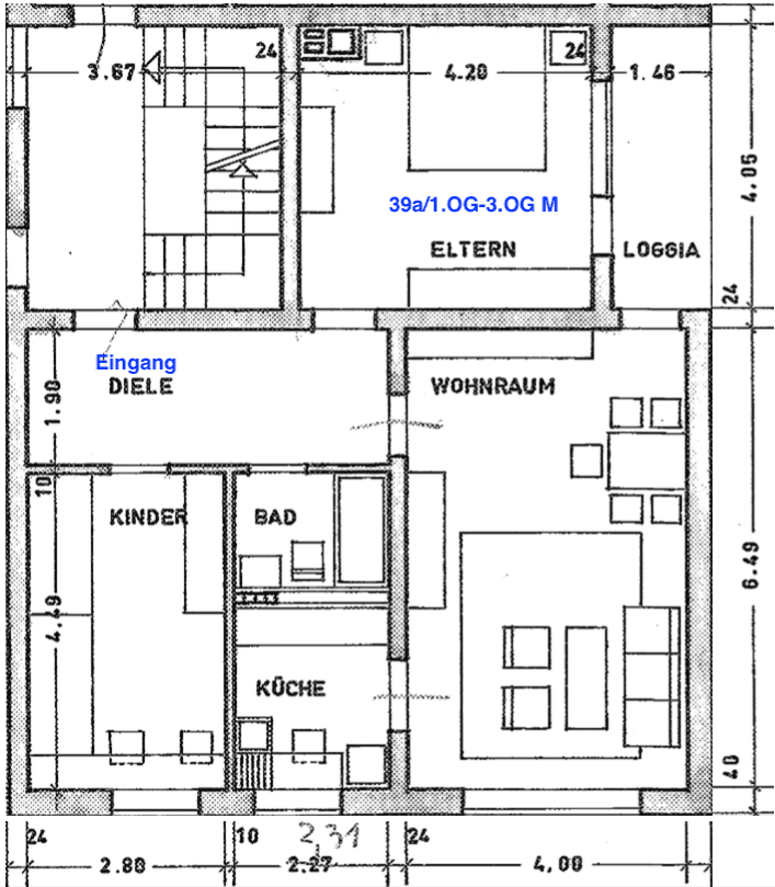 Prenájom bytu 3-izbový 80 m², Mommsenstr. 39a, Essen, Severné Porýnie - Westfálsko Prenájom bytu 3-izbový 80 m², Mommsenstr. 39a, Essen, Severné Porýnie - Westfálsko