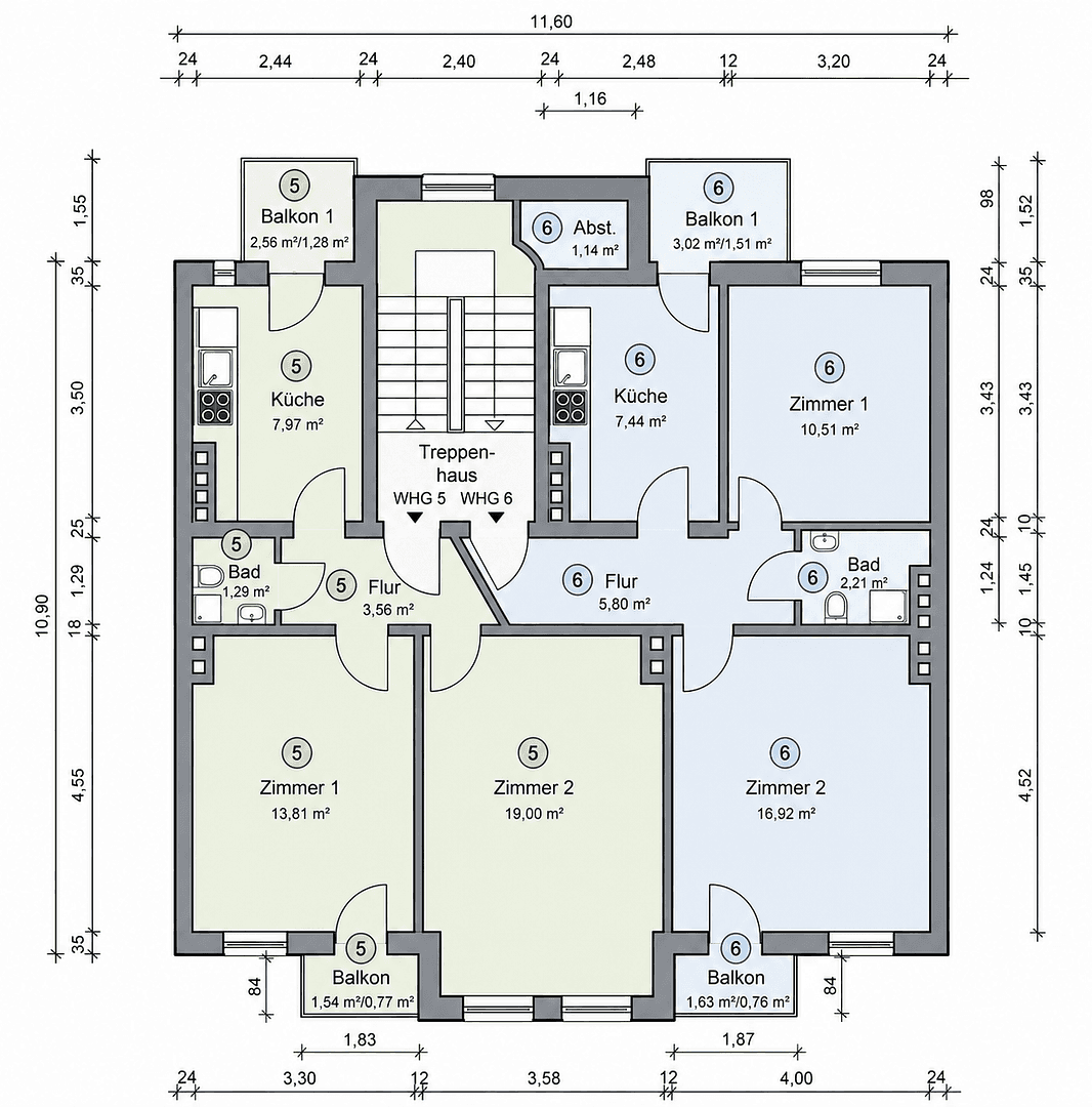 Prenájom bytu 2-izbový 47 m², Projensdorfer Str. 36, Kiel, Šlezvicko-Holštajnsko Prenájom bytu 2-izbový 47 m², Projensdorfer Str. 36, Kiel, Šlezvicko-Holštajnsko
