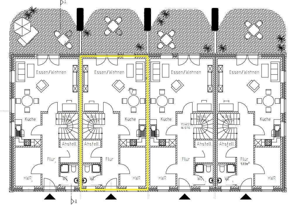 Prenájom domu 122 m², pozemok 195 m², Scheeßel, Dolné Sasko Prenájom domu 122 m², pozemok 195 m², Scheeßel, Dolné Sasko