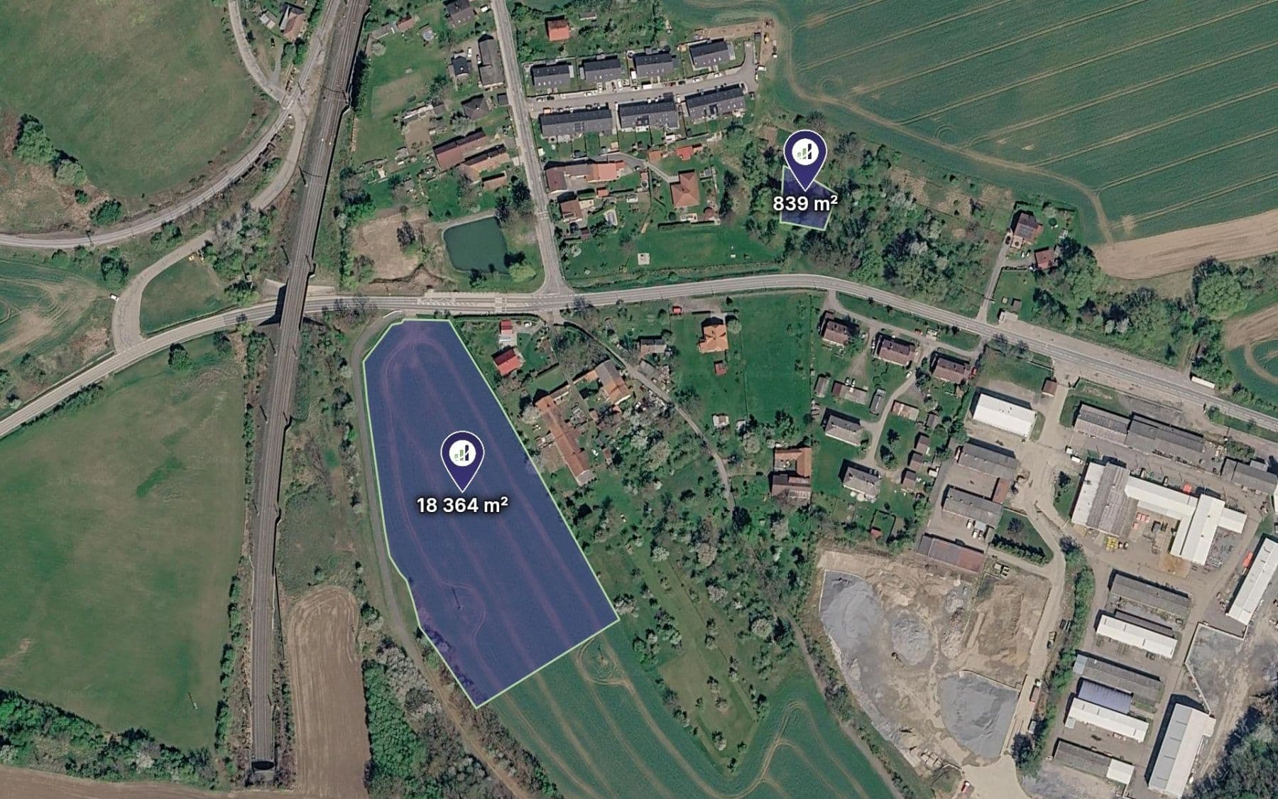 Predaj pozemku 9.602 m², Olbramovice, Středočeský kraj Predaj pozemku 9.602 m², Olbramovice, Středočeský kraj