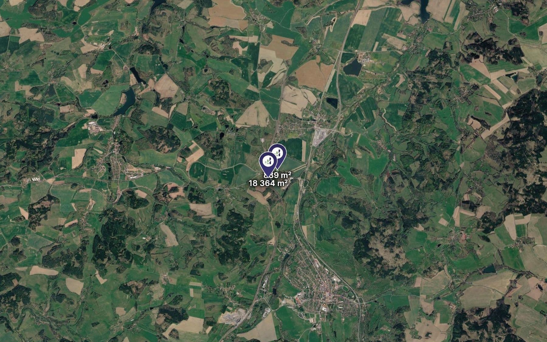 Predaj pozemku 9.602 m², Olbramovice, Středočeský kraj Predaj pozemku 9.602 m², Olbramovice, Středočeský kraj