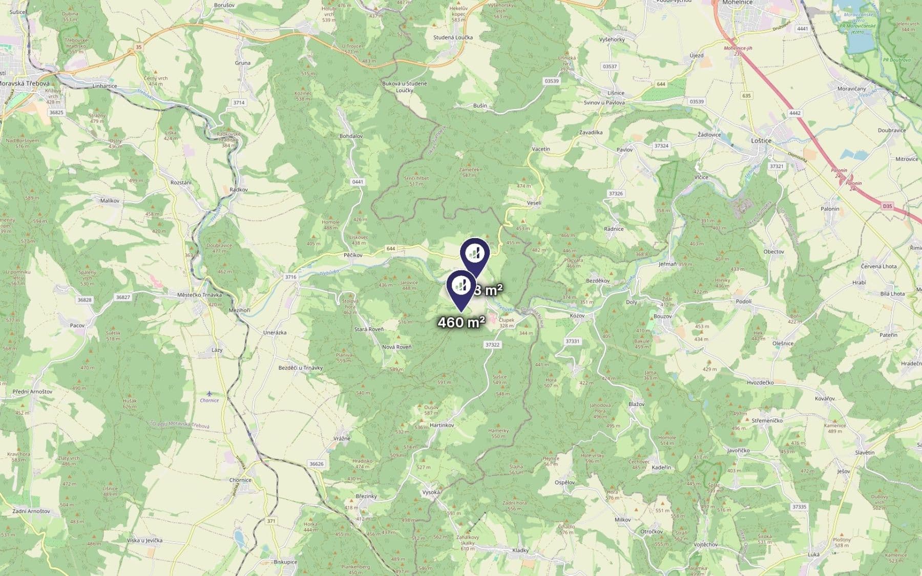 Predaj pozemku 2.033 m², Vranová Lhota, Pardubický kraj Predaj pozemku 2.033 m², Vranová Lhota, Pardubický kraj