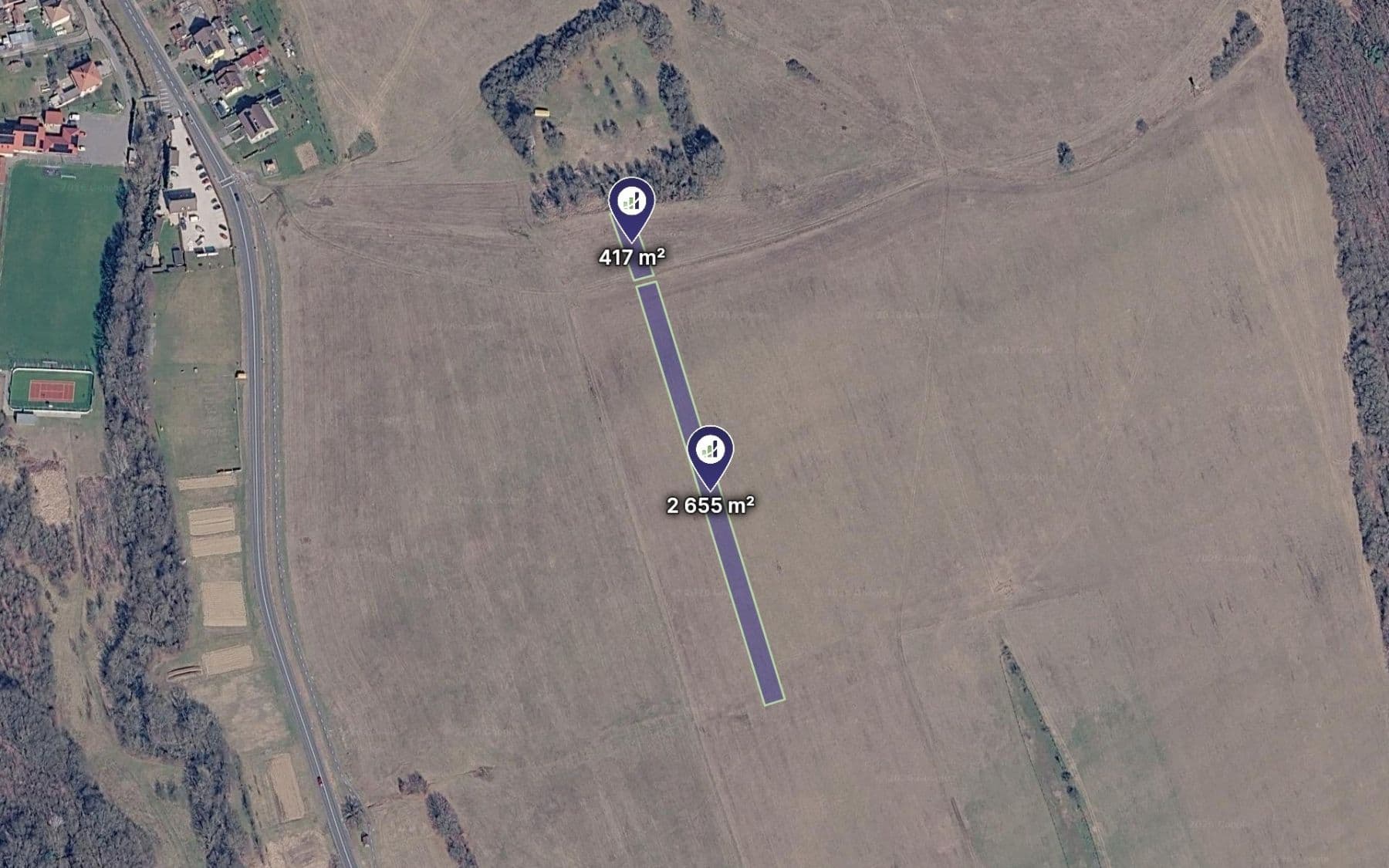 Predaj pozemku 1.536 m², Hřivínův Újezd, Zlínský kraj Predaj pozemku 1.536 m², Hřivínův Újezd, Zlínský kraj