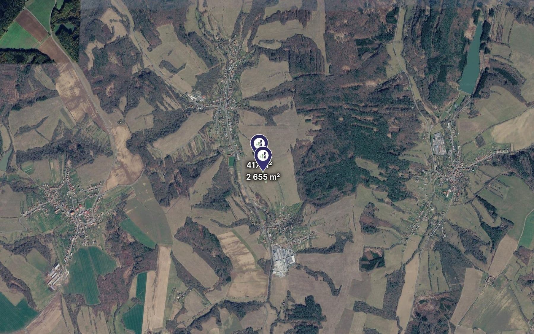 Predaj pozemku 1.536 m², Hřivínův Újezd, Zlínský kraj Predaj pozemku 1.536 m², Hřivínův Újezd, Zlínský kraj