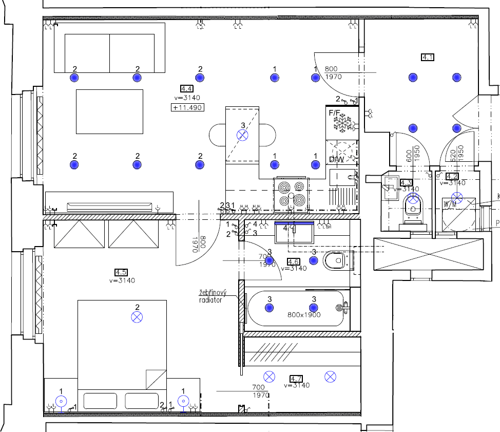 Prenájom bytu 2-izbový 50 m², Kafkova, Praha, Praha Prenájom bytu 2-izbový 50 m², Kafkova, Praha, Praha