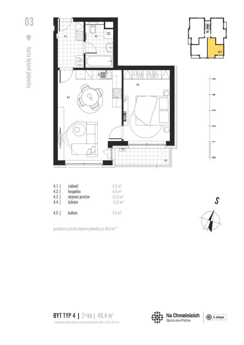Prenájom bytu 2-izbový 48 m², Řičákova, Přeštice, Plzeňský kraj Prenájom bytu 2-izbový 48 m², Řičákova, Přeštice, Plzeňský kraj