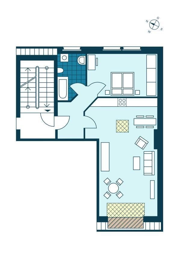 Prenájom bytu 2-izbový 65 m², Berlin, Berlín Prenájom bytu 2-izbový 65 m², Berlin, Berlín