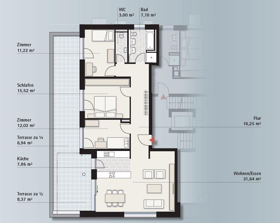 Prenájom bytu 4-izbový 120 m², Maybachstraße 15B, Stuttgart, Bádensko-Wurttembersko Prenájom bytu 4-izbový 120 m², Maybachstraße 15B, Stuttgart, Bádensko-Wurttembersko