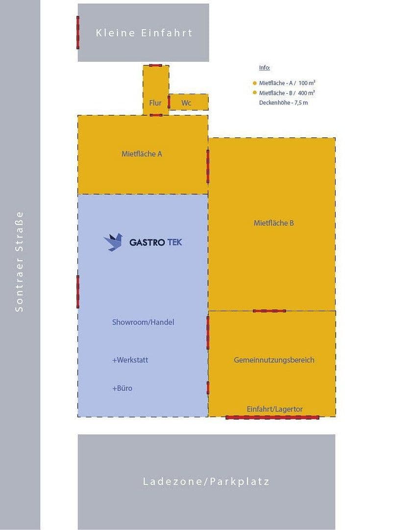 Prenájom nebytového priestoru 500 m², Sontraerstr. 16, Frankfurt am Main, Hesensko Prenájom nebytového priestoru 500 m², Sontraerstr. 16, Frankfurt am Main, Hesensko