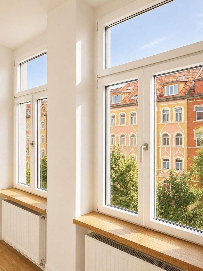 Prenájom bytu 2-izbový 70 m², Erfurt, Durínsko Prenájom bytu 2-izbový 70 m², Erfurt, Durínsko