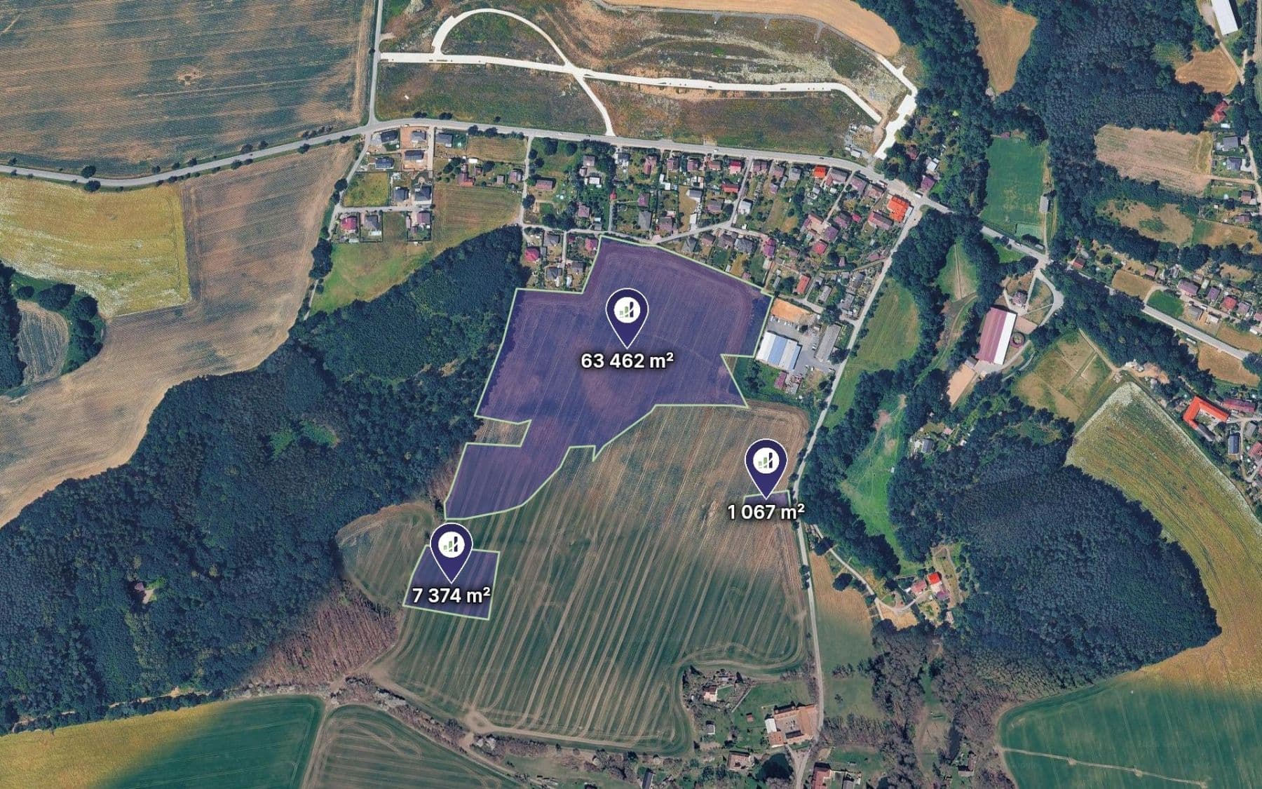 Predaj pozemku 71.903 m², Bystřice, Středočeský kraj Predaj pozemku 71.903 m², Bystřice, Středočeský kraj