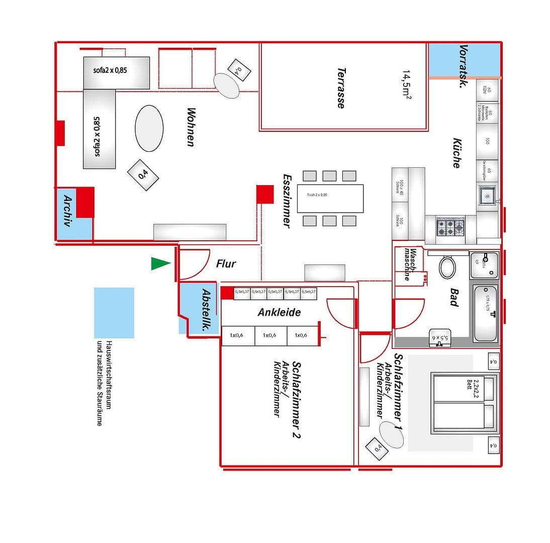 Predaj bytu 3-izbový 118 m², braunschweig, Dolné Sasko Predaj bytu 3-izbový 118 m², braunschweig, Dolné Sasko