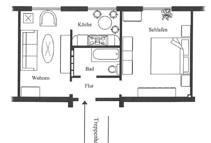 Predaj bytu 2-izbový 39 m², Schinkelstraße 8, Osnabrück, Dolné Sasko Predaj bytu 2-izbový 39 m², Schinkelstraße 8, Osnabrück, Dolné Sasko