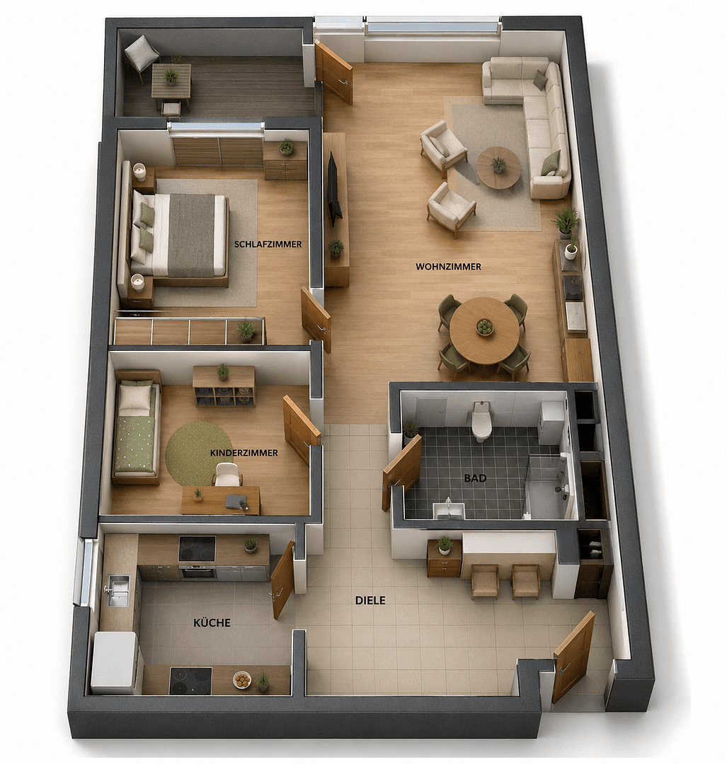 Predaj bytu 3-izbový 76 m², Niederhöchstädter Straße.12, Steinbach (Taunus), Hesensko Predaj bytu 3-izbový 76 m², Niederhöchstädter Straße.12, Steinbach (Taunus), Hesensko
