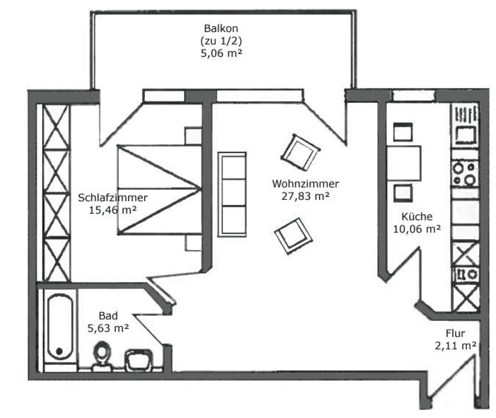 Prenájom bytu 2-izbový 67 m², Birkenwerderstr. 2, Hohen Neuendorf, Brandenbursko Prenájom bytu 2-izbový 67 m², Birkenwerderstr. 2, Hohen Neuendorf, Brandenbursko