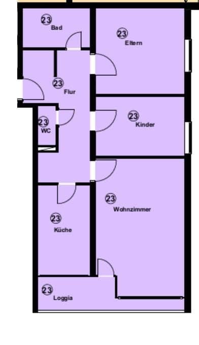 Prenájom bytu 3-izbový 90 m², Siemensstraße 39, Bamberg, Bavorsko Prenájom bytu 3-izbový 90 m², Siemensstraße 39, Bamberg, Bavorsko
