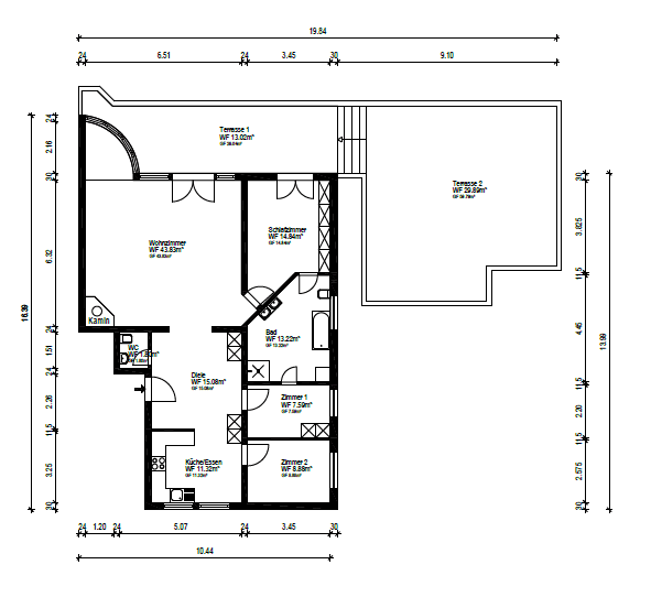 Predaj bytu 4-izbový 159 m², Bensheimerstraße 1-3, Lorsch, Hesensko Predaj bytu 4-izbový 159 m², Bensheimerstraße 1-3, Lorsch, Hesensko