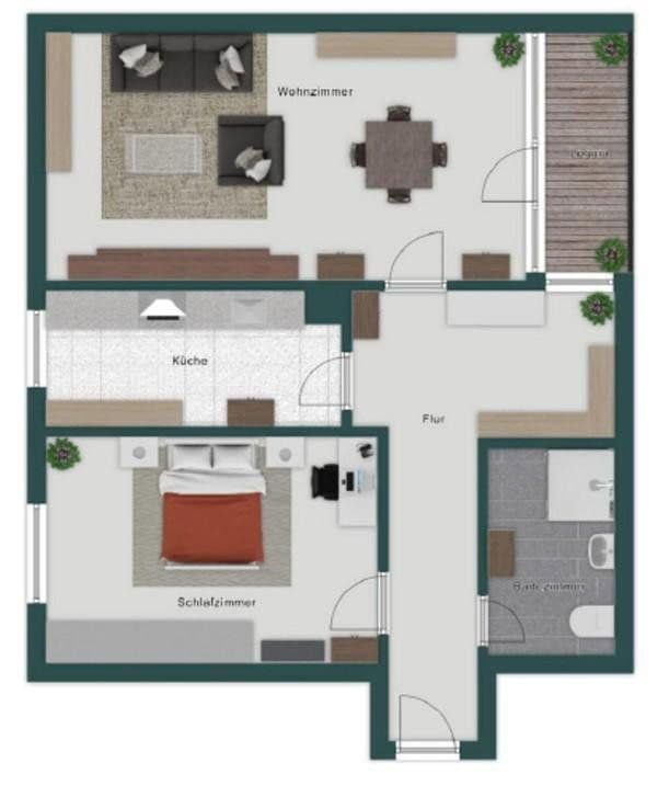Prenájom bytu 2-izbový 69 m², Feldbergstr. 16, Heusenstamm, Hesensko Prenájom bytu 2-izbový 69 m², Feldbergstr. 16, Heusenstamm, Hesensko