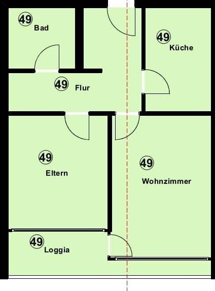 Prenájom bytu 2-izbový 61 m², Siemensstraße 39, Bamberg, Bavorsko Prenájom bytu 2-izbový 61 m², Siemensstraße 39, Bamberg, Bavorsko