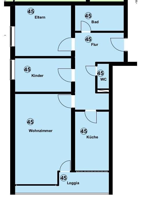 Prenájom bytu 3-izbový 92 m², Siemensstraße 39, Bamberg, Bavorsko Prenájom bytu 3-izbový 92 m², Siemensstraße 39, Bamberg, Bavorsko