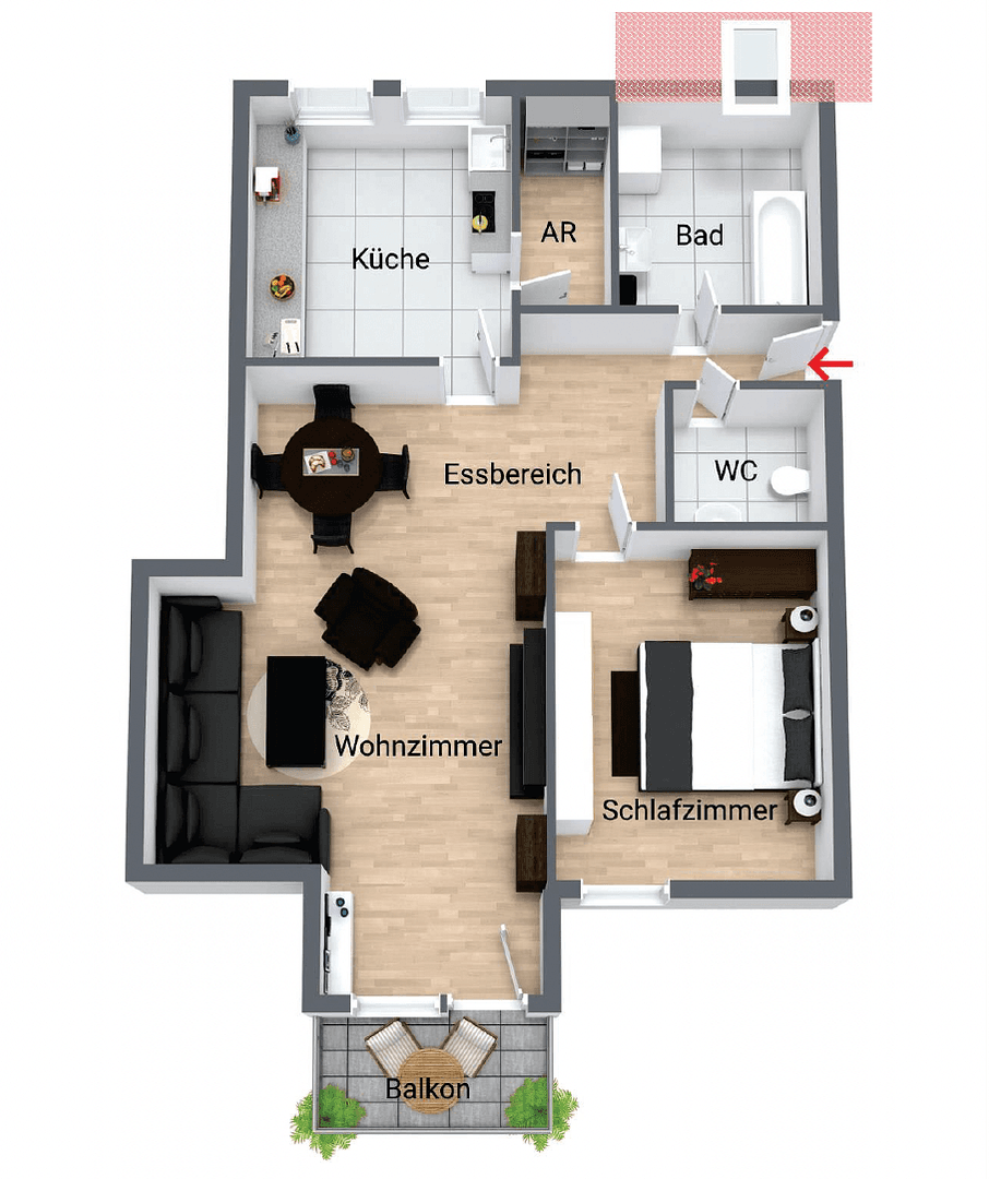 Prenájom bytu 2-izbový 62 m², Bahnhofstraße 9, Röthenbach an der Pegnitz, Bavorsko Prenájom bytu 2-izbový 62 m², Bahnhofstraße 9, Röthenbach an der Pegnitz, Bavorsko