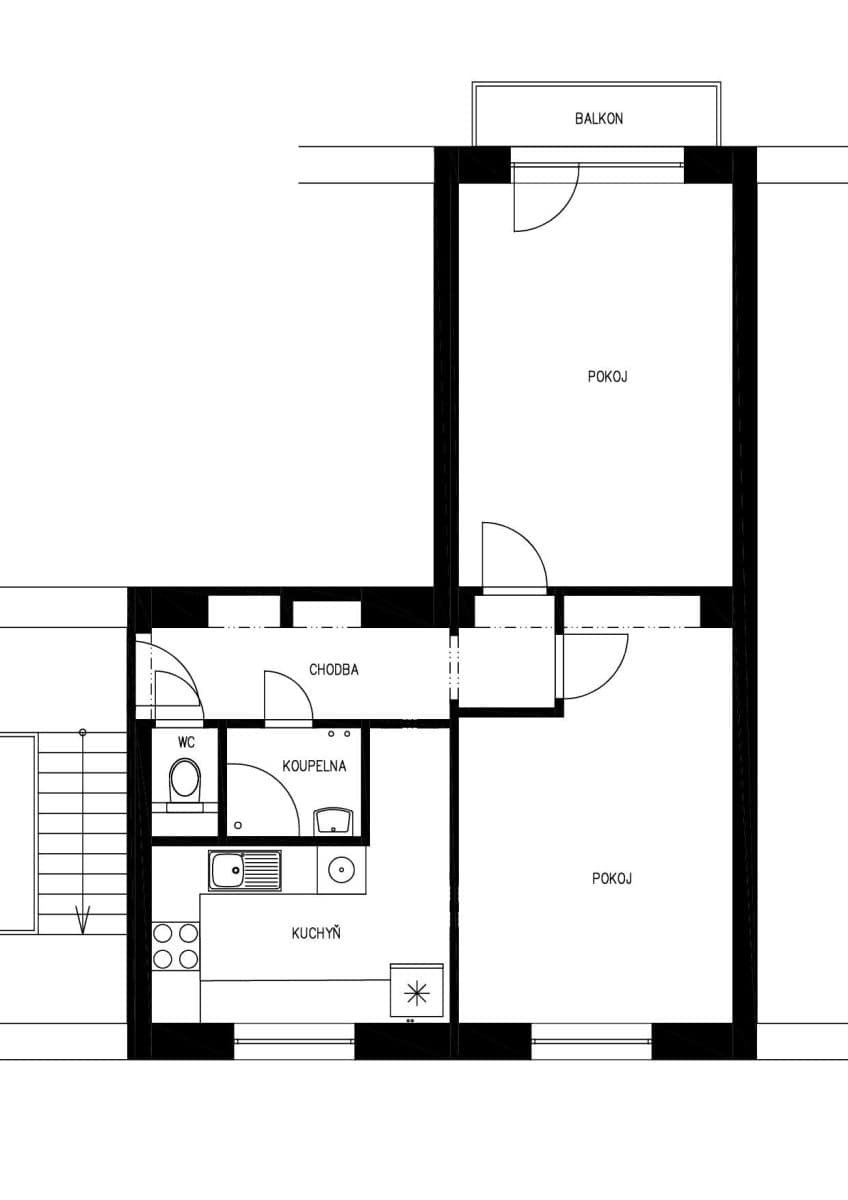 Prenájom bytu 2-izbový 53 m², Hlinky, Brno, Jihomoravský kraj Prenájom bytu 2-izbový 53 m², Hlinky, Brno, Jihomoravský kraj