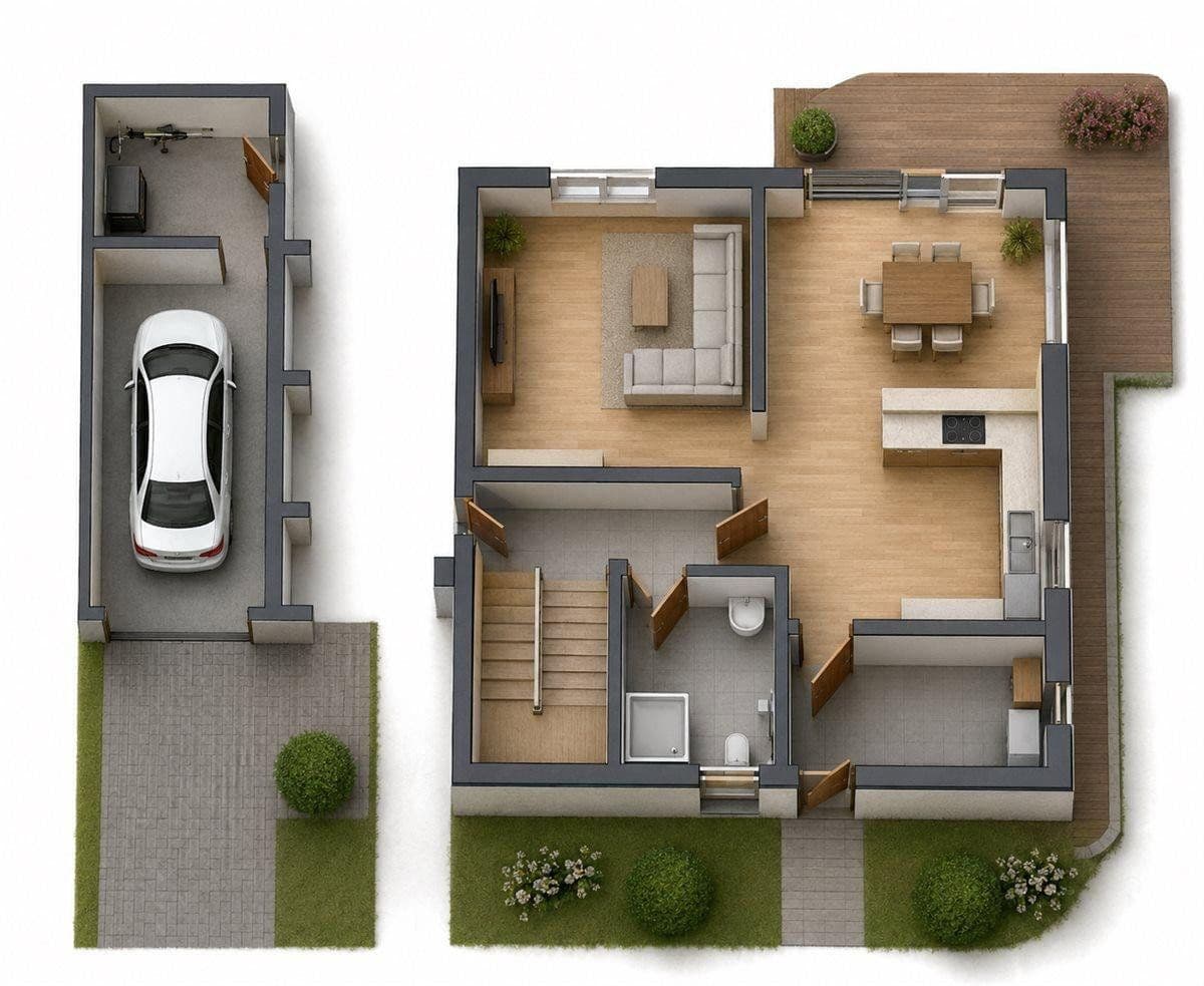 Predaj domu 136 m², pozemok 460 m², Wörth am Rhein, Porýnie-Falcko Predaj domu 136 m², pozemok 460 m², Wörth am Rhein, Porýnie-Falcko