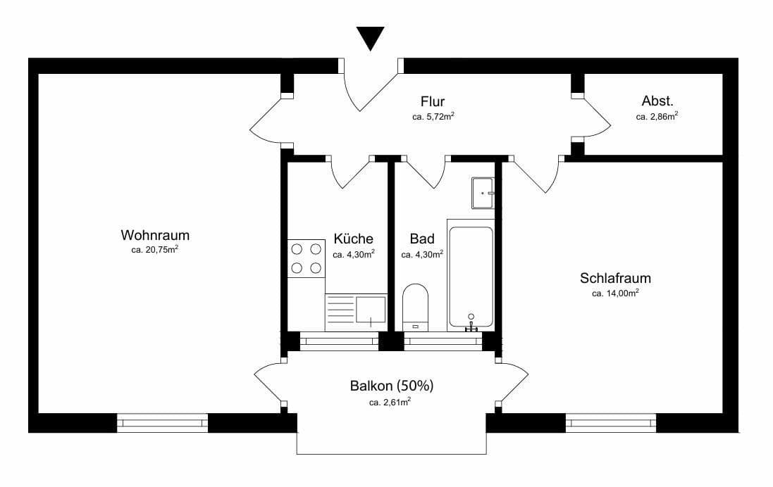 Prenájom bytu 2-izbový 55 m², Dr. Otto-Höchtl-Straße 18a, Straubing, Bavorsko Prenájom bytu 2-izbový 55 m², Dr. Otto-Höchtl-Straße 18a, Straubing, Bavorsko