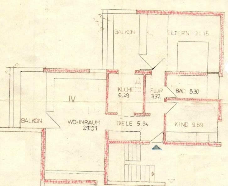 Prenájom bytu 3-izbový 80 m², Roßdorf, Hesensko Prenájom bytu 3-izbový 80 m², Roßdorf, Hesensko