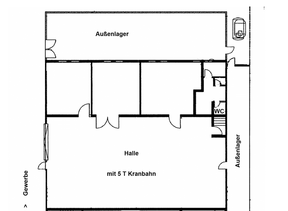 Prenájom nebytového priestoru 400 m², Finking 1, Hagen, Severné Porýnie - Westfálsko Prenájom nebytového priestoru 400 m², Finking 1, Hagen, Severné Porýnie - Westfálsko