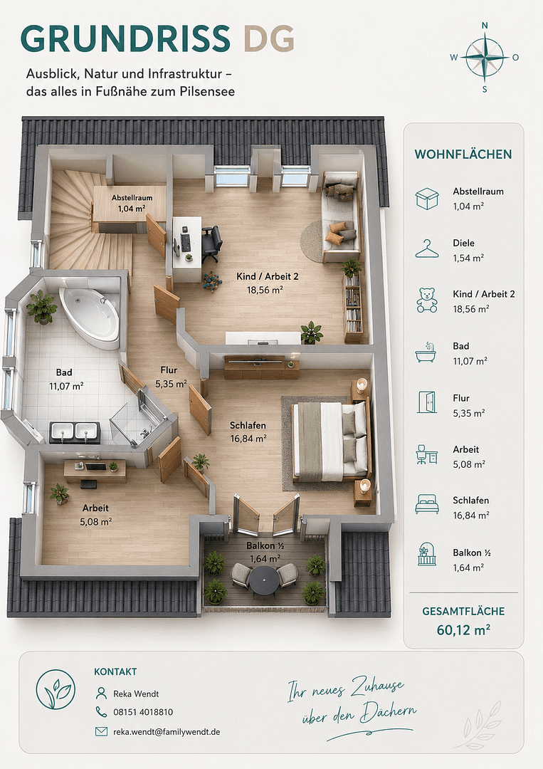Predaj bytu 5-izbový 134 m², Seefeld, Bavorsko Predaj bytu 5-izbový 134 m², Seefeld, Bavorsko
