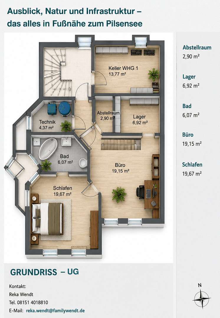 Predaj bytu 3-izbový 86 m², Seefeld, Bavorsko Predaj bytu 3-izbový 86 m², Seefeld, Bavorsko