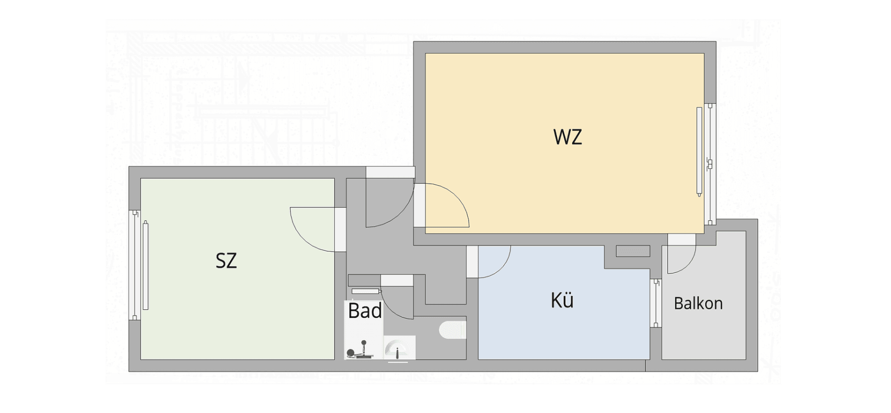 Prenájom bytu 2-izbový 52 m², Salamancaweg 5, Hannover, Dolné Sasko Prenájom bytu 2-izbový 52 m², Salamancaweg 5, Hannover, Dolné Sasko
