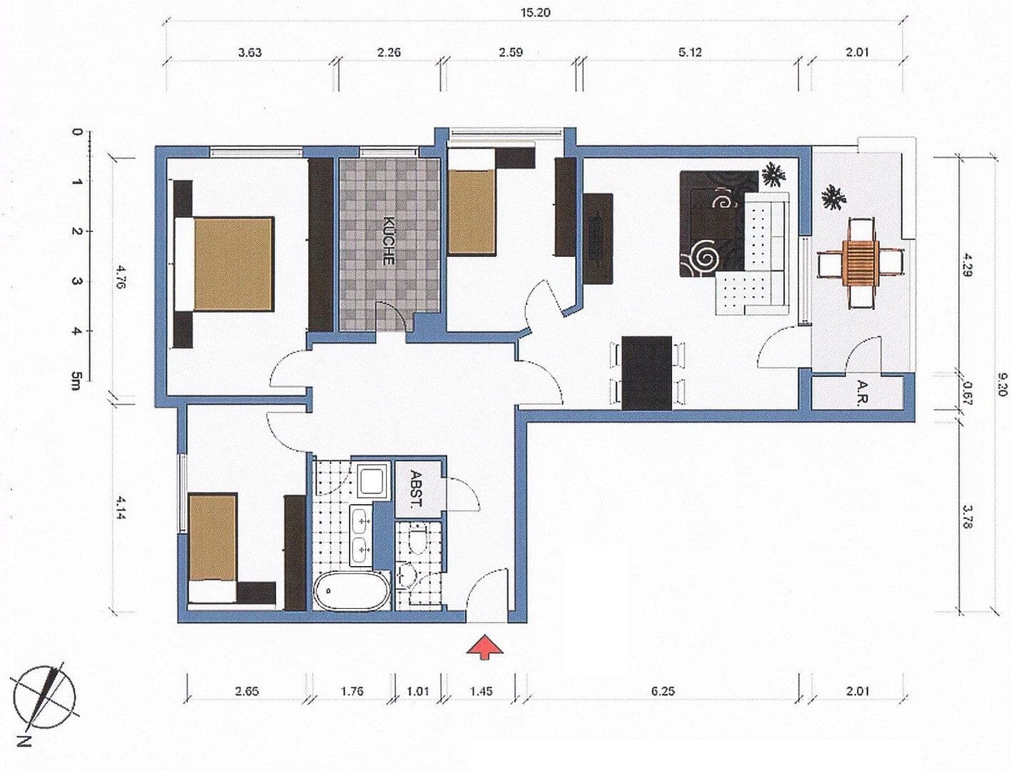 Prenájom bytu 4-izbový 100 m², Am Gaßgang 5, Oberursel (Taunus), Hesensko Prenájom bytu 4-izbový 100 m², Am Gaßgang 5, Oberursel (Taunus), Hesensko