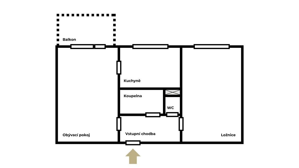 Prenájom bytu 2-izbový 54 m², Provazníkova, Brno, Jihomoravský kraj Prenájom bytu 2-izbový 54 m², Provazníkova, Brno, Jihomoravský kraj