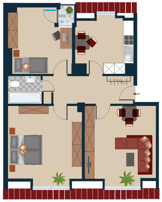 Predaj bytu 3-izbový 68 m², Roritzerstraße 30, Nürnberg, Bavorsko Predaj bytu 3-izbový 68 m², Roritzerstraße 30, Nürnberg, Bavorsko
