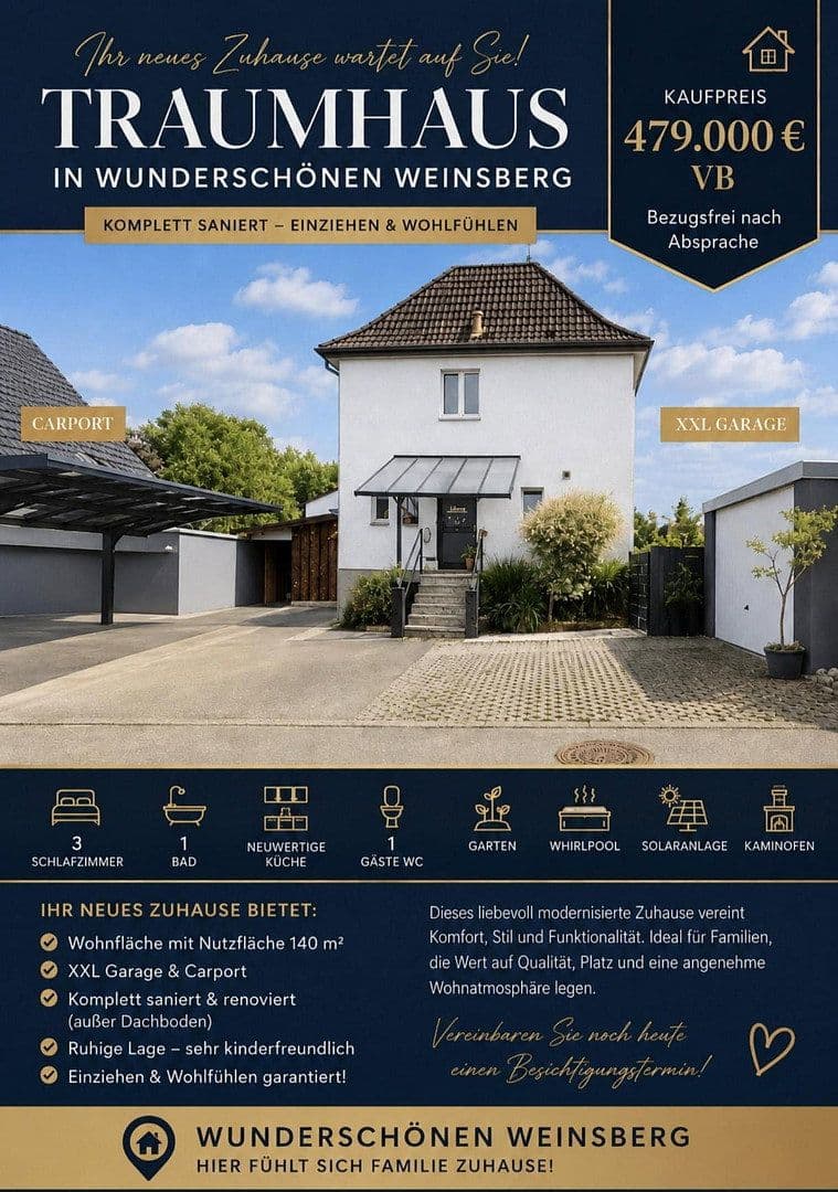 Predaj domu 100 m², pozemok 349 m², Weinsberg, Bádensko-Wurttembersko Predaj domu 100 m², pozemok 349 m², Weinsberg, Bádensko-Wurttembersko