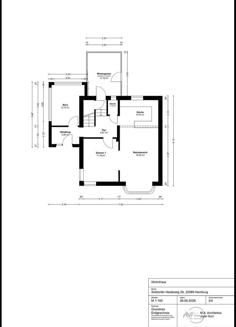 Predaj domu 120 m², pozemok 512 m², Sülldorfer Heideweg 26, Hamburg, Hamburg Predaj domu 120 m², pozemok 512 m², Sülldorfer Heideweg 26, Hamburg, Hamburg