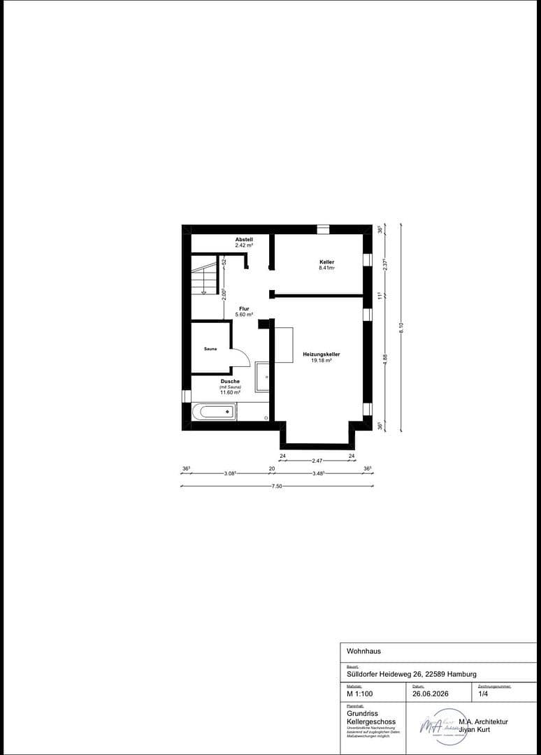 Predaj domu 120 m², pozemok 512 m², Sülldorfer Heideweg 26, Hamburg, Hamburg Predaj domu 120 m², pozemok 512 m², Sülldorfer Heideweg 26, Hamburg, Hamburg