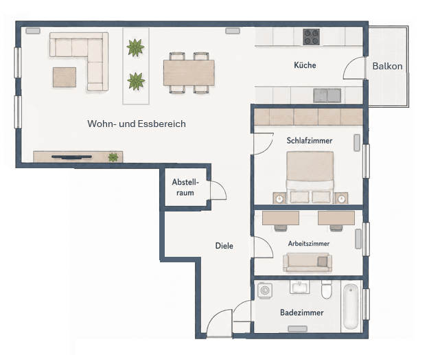 Prenájom bytu 2-izbový 78 m², Karlsruhe, Bádensko-Wurttembersko Prenájom bytu 2-izbový 78 m², Karlsruhe, Bádensko-Wurttembersko