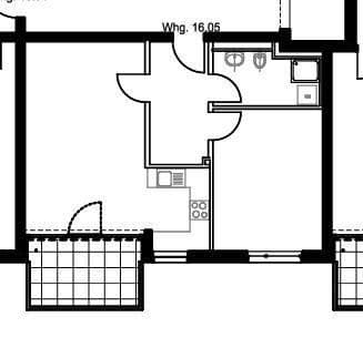 Prenájom bytu 2-izbový 58 m², Aristide-Briand-Str. 16, Herzogenaurach, Bavorsko Prenájom bytu 2-izbový 58 m², Aristide-Briand-Str. 16, Herzogenaurach, Bavorsko