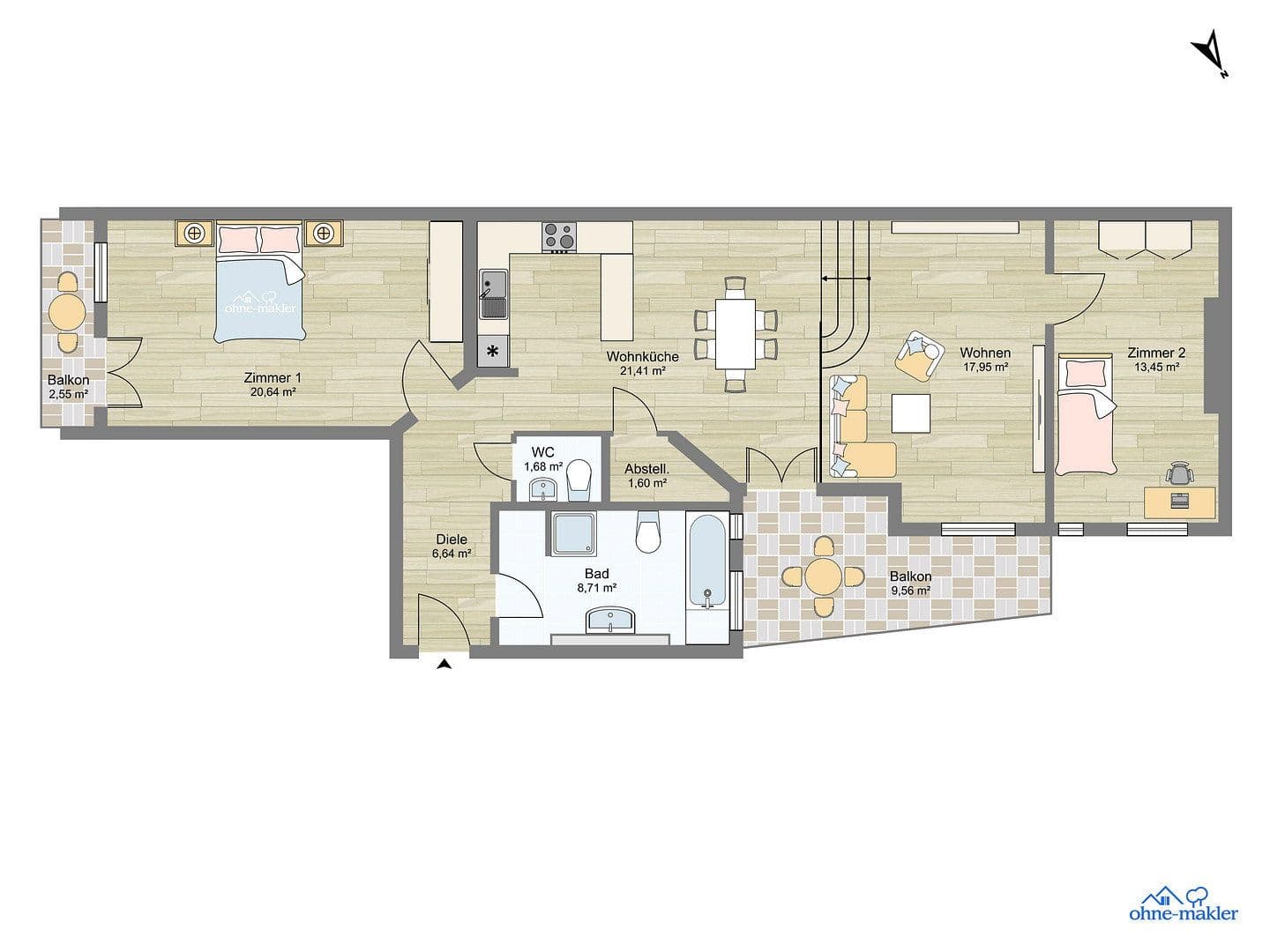 Predaj bytu 3-izbový 98 m², Finowstrasse 17, Berlin Friedrichshain, Berlín Predaj bytu 3-izbový 98 m², Finowstrasse 17, Berlin Friedrichshain, Berlín