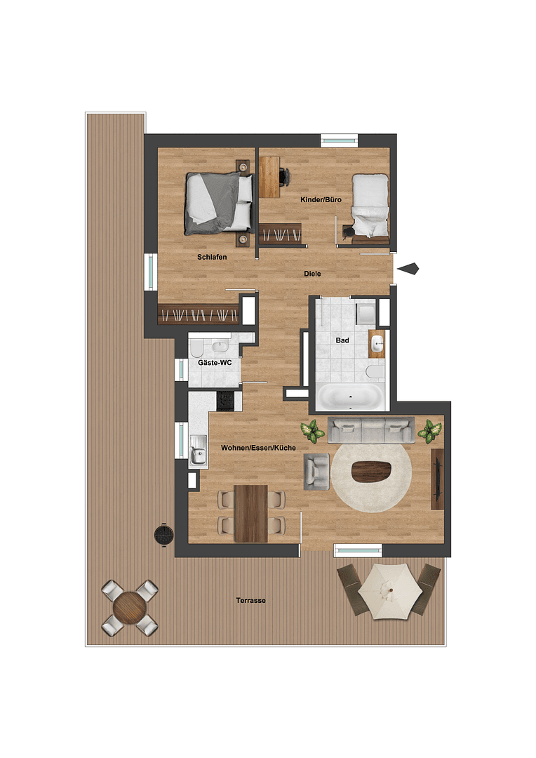 Prenájom bytu 3-izbový 142 m², Köln, Severné Porýnie - Westfálsko Prenájom bytu 3-izbový 142 m², Köln, Severné Porýnie - Westfálsko